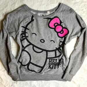 Vintage Hello Kitty Gray Sweatshirt